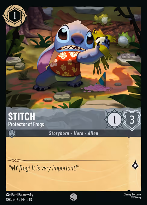 Stitch - Protector of Frogs 180/207