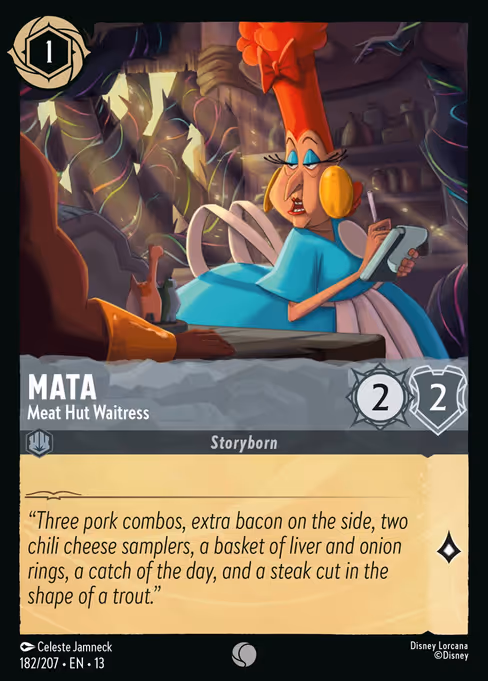 Mata - Meat Hut Waitress 182/207