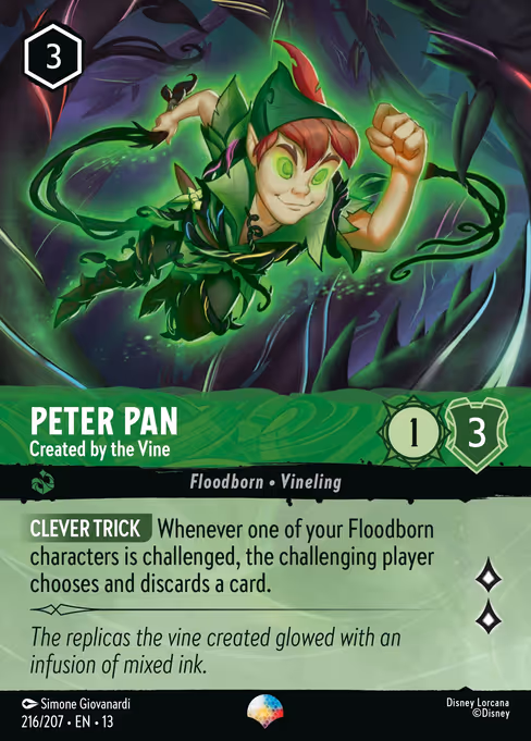 Peter Pan - Created by the Vine 216/207
