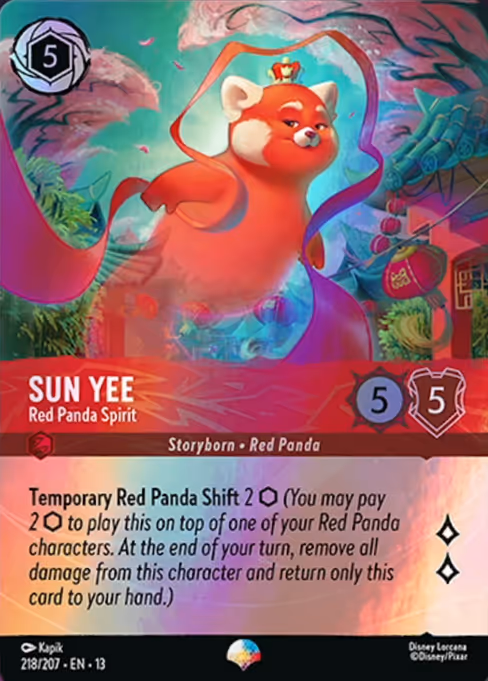 Sun Yee - Red Panda Spirit 218/207