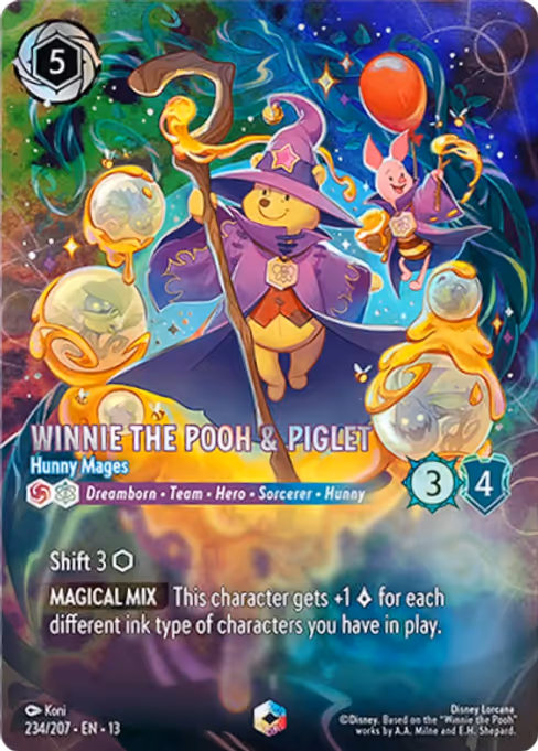 Winnie the Pooh & Piglet - Hunny Mages 234/207