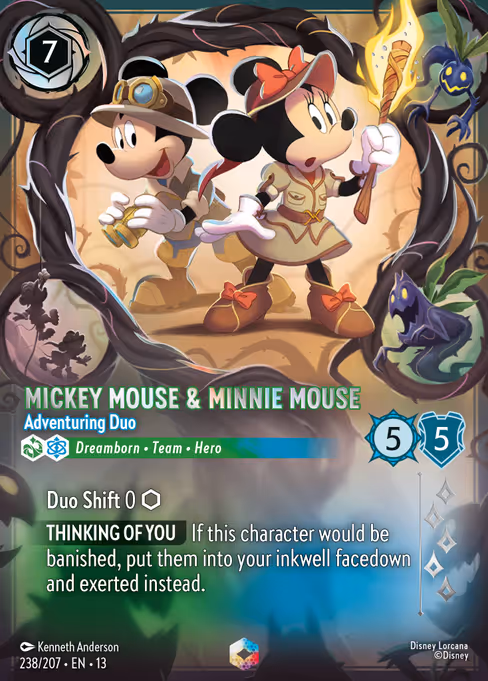 Mickey Mouse & Minnie Mouse - Adventuring Duo 238/207