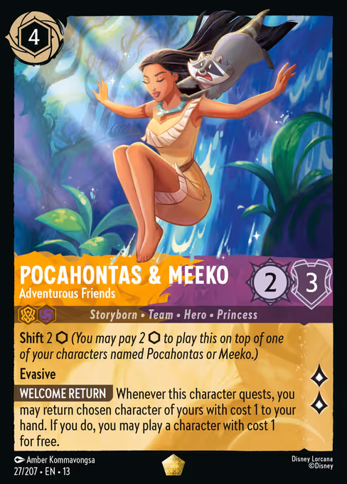 Pocahontas & Meeko - Adventurous Friends 27/207