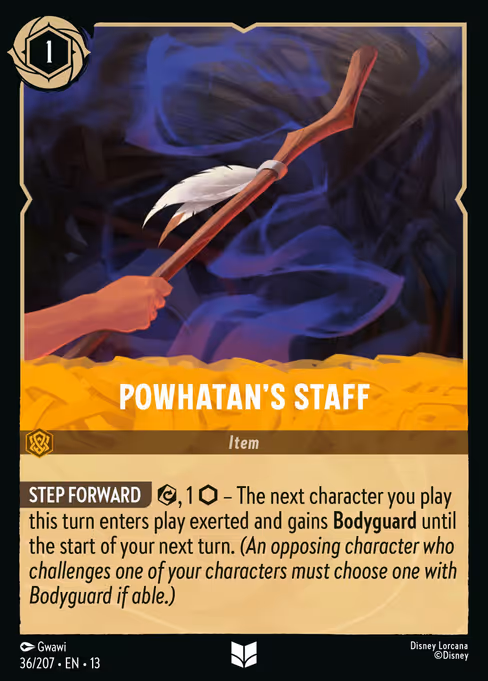 Powhatan's Staff 36/207