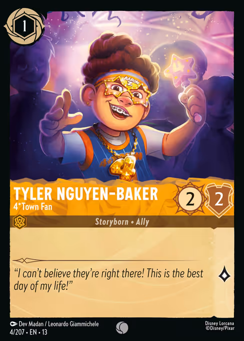 Tyler Nguyen-Baker - 4*Town Fan 4/207