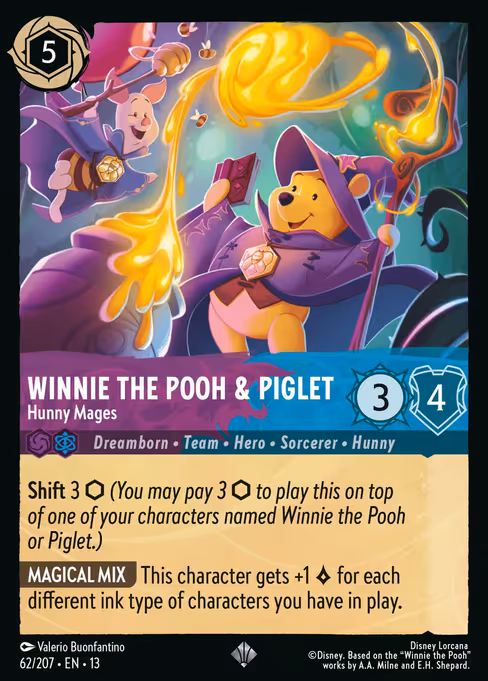 Winnie the Pooh & Piglet - Hunny Mages 62/207