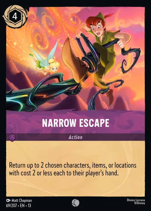 Narrow Escape 69/207