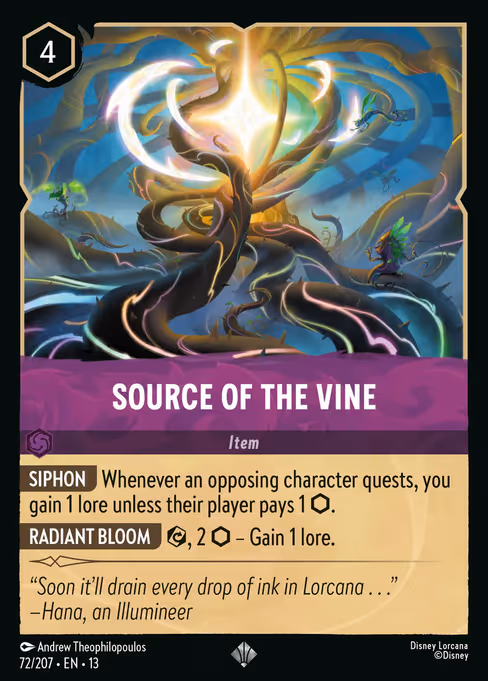 Source of the Vine 72/207