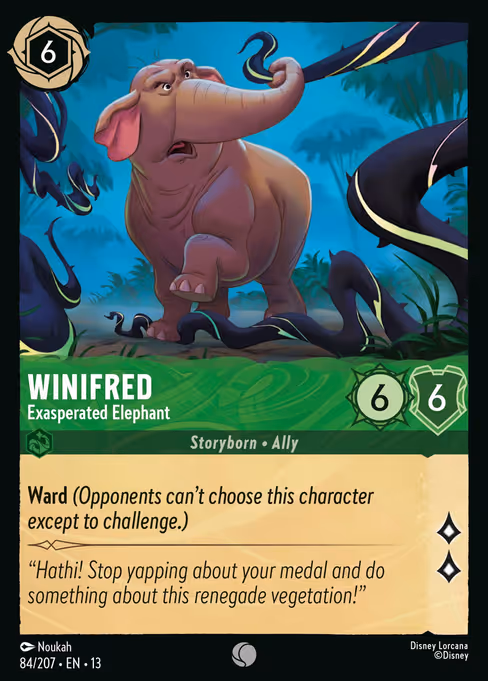 Winifred - Exasperated Elephant 84/207