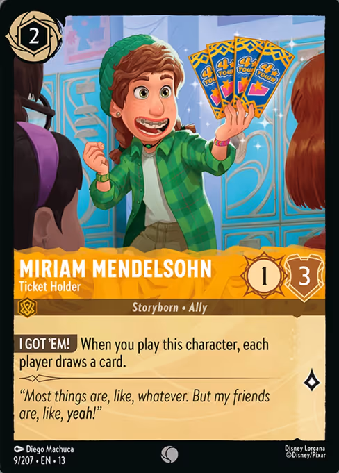 Miriam Mendelsohn - Ticket Holder 9/207
