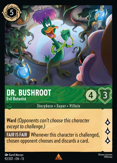 Dr. Bushroot - Evil Botanist 92/207