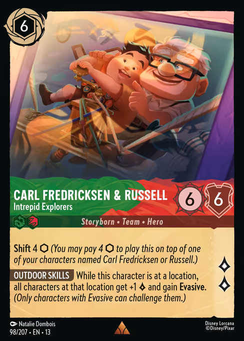 Carl Fredricksen & Russell - Intrepid Explorers 98/207