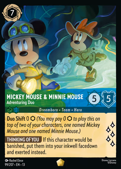 Mickey Mouse & Minnie Mouse - Adventuring Duo 99/207