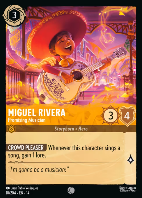 Miguel Rivera - Promising Musician 10/204