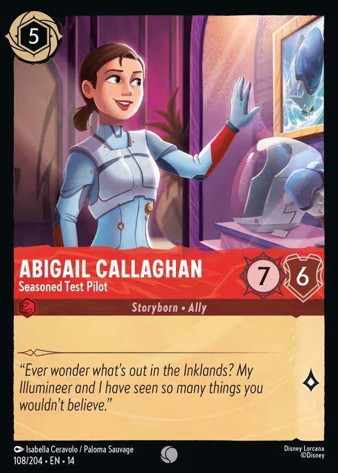 Abigail Callaghan - Seasoned Test Pilot 108/204