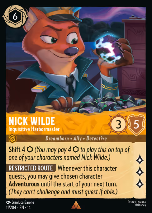 Nick Wilde - Inquisitive Harbormaster 11/204