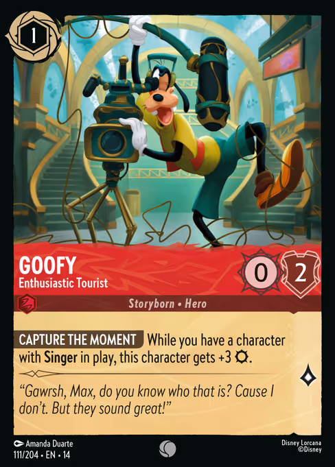 Goofy - Enthusiastic Tourist 111/204