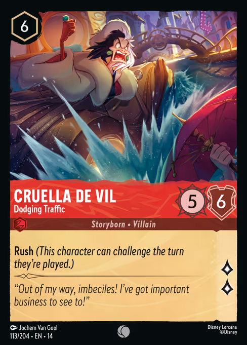 Cruella De Vil - Dodging Traffic 113/204