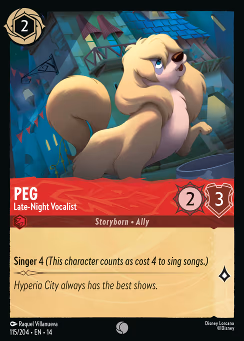 Peg - Late-Night Vocalist 115/204