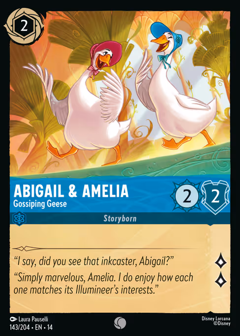 Abigail & Amelia - Gossiping Geese 143/204