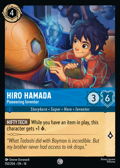 Hiro Hamada - Pioneering Inventor 150/204