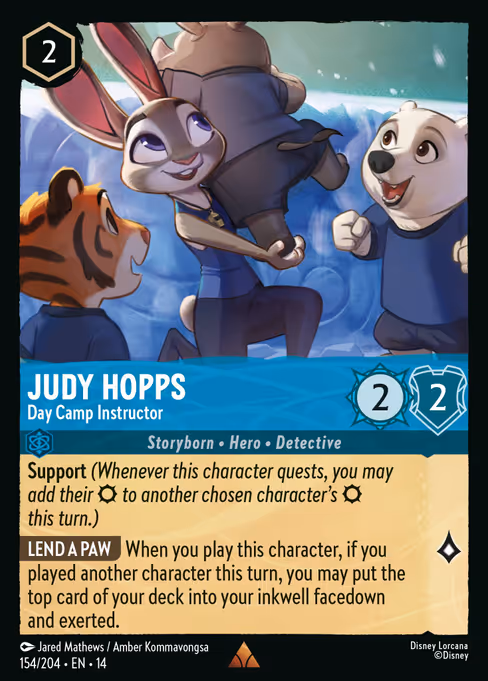 Judy Hopps - Day Camp Instructor 154/204