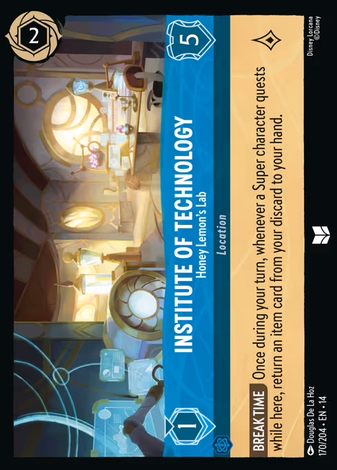 Institute of Technology - Honey Lemon's Lab 170/204