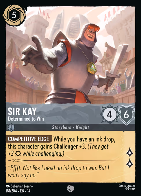 Sir Kay - Determined to Win 181/204