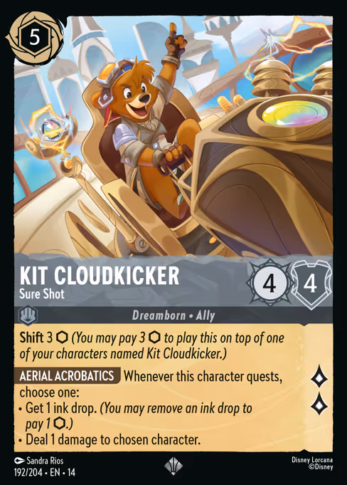 Kit Cloudkicker - Sure Shot 192/204