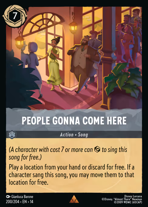 People Gonna Come Here 200/204