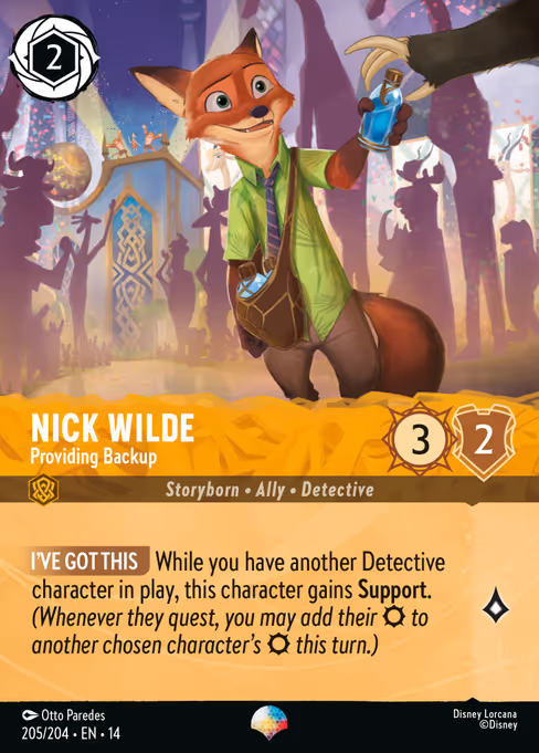 Nick Wilde - Providing Backup 205/204