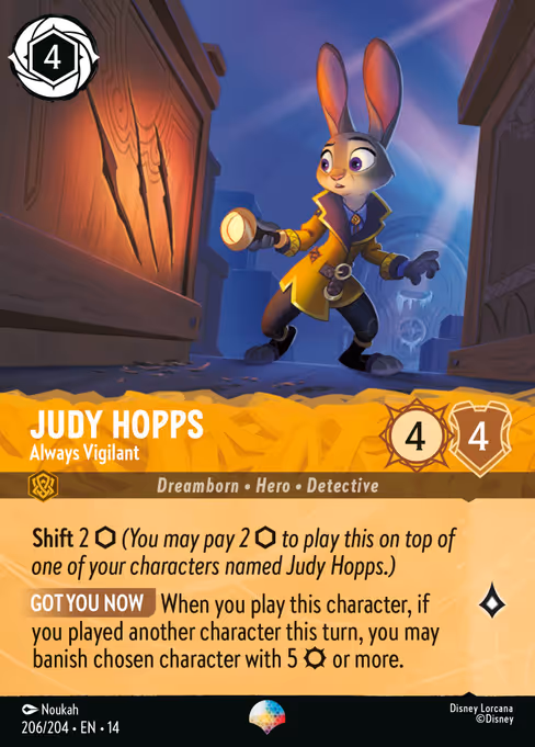 Judy Hopps - Always Vigilant 206/204