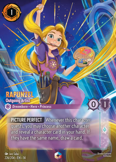 Rapunzel - Outgoing Artist 226/204