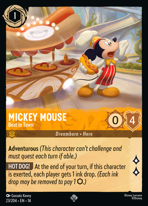 Mickey Mouse - Best in Town 23/204
