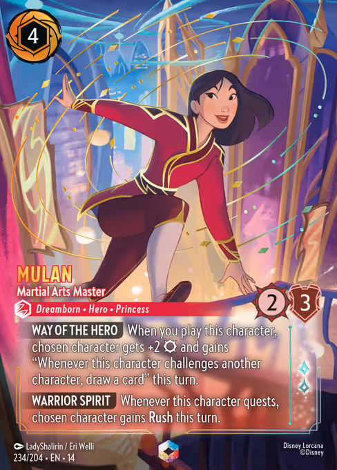 Mulan - Martial Arts Master 234/204