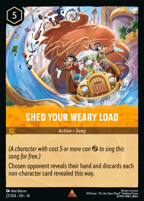 Shed Your Weary Load 27/204