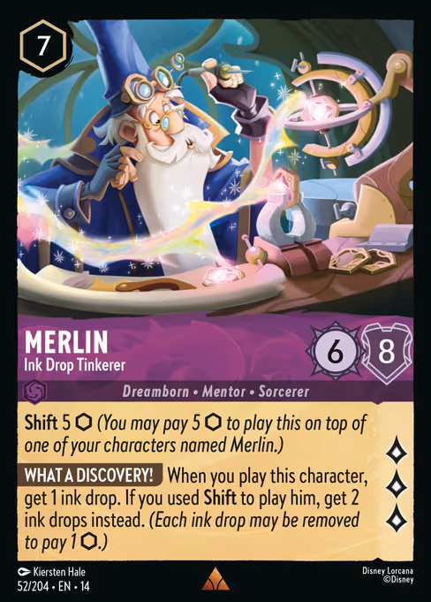 Merlin - Ink Drop Tinkerer 52/204