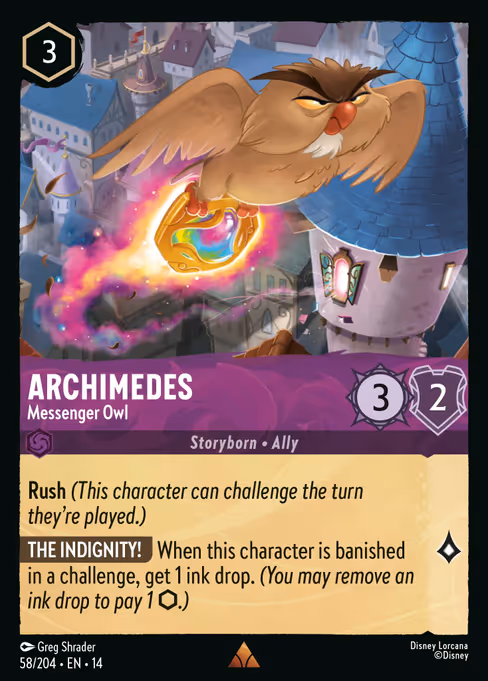 Archimedes - Messenger Owl 58/204