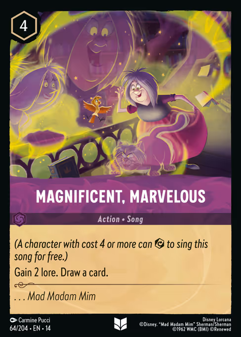 Magnificent, Marvelous 64/204