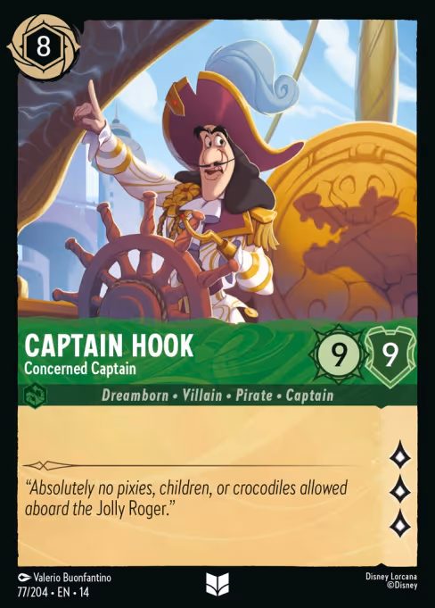 Captain Hook - Concerned Captain 77/204