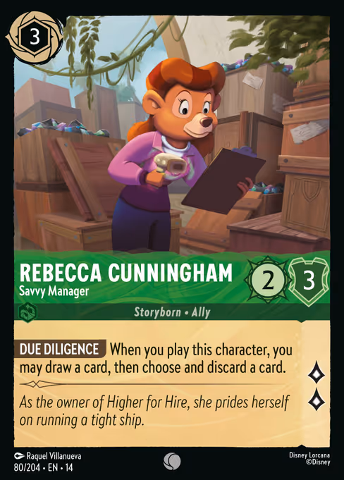 Rebecca Cunningham - Savvy Manager 80/204