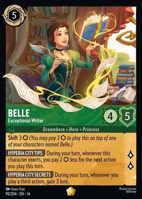 Belle - Exceptional Writer 90/204