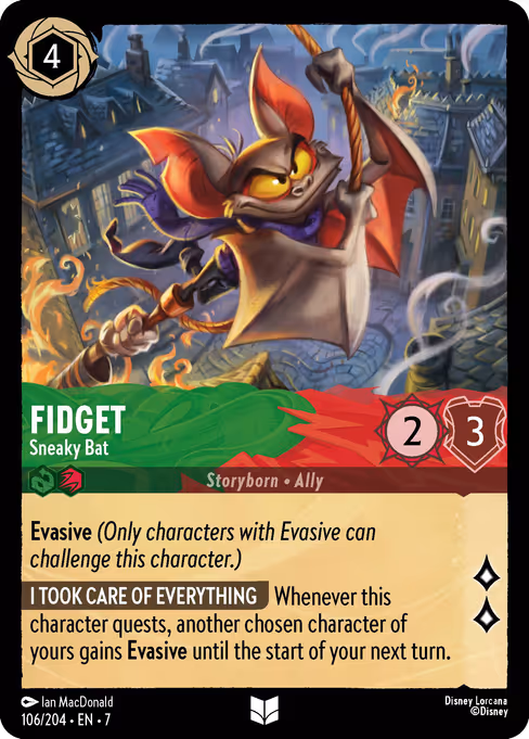 Fidget - Sneaky Bat 106/204
