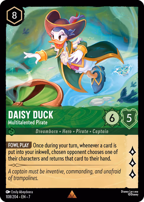 Daisy Duck - Multitalented Pirate 108/204
