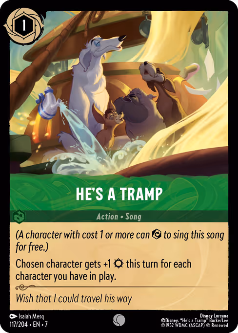 He's A Tramp 117/204