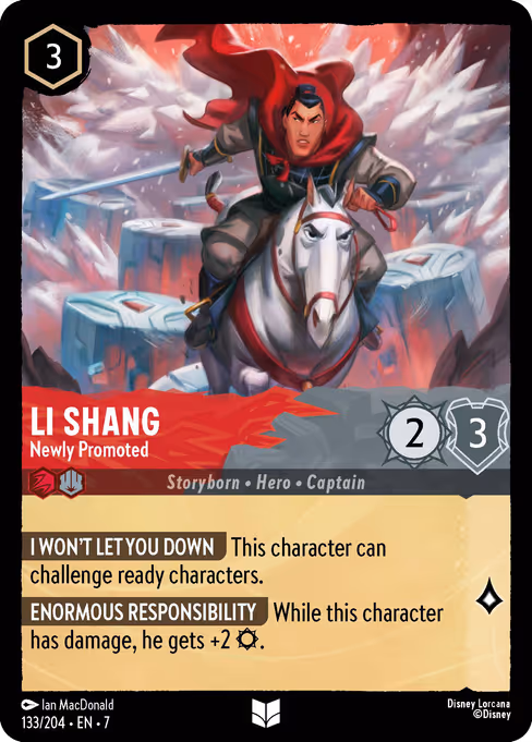 Li Shang - Newly Promoted 133/204