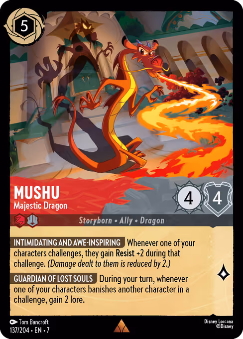Mushu - Majestic Dragon 137/204