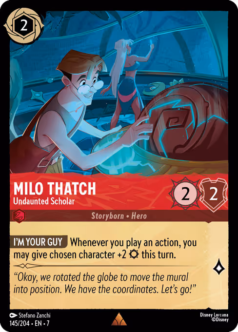 Milo Thatch - Undaunted Scholar 145/204