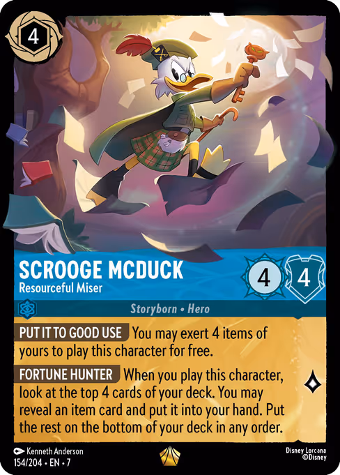 Scrooge Mcduck - Resourceful Miser 154/204