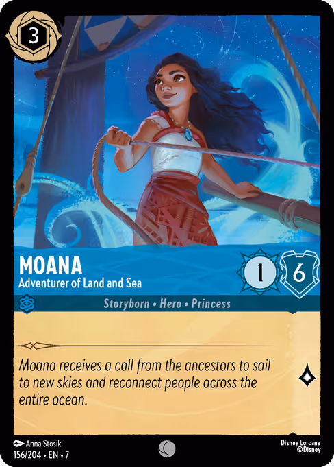 Moana - Adventurer of Land and Sea 156/204